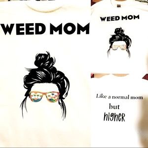 Womens customized cannabis shirt .